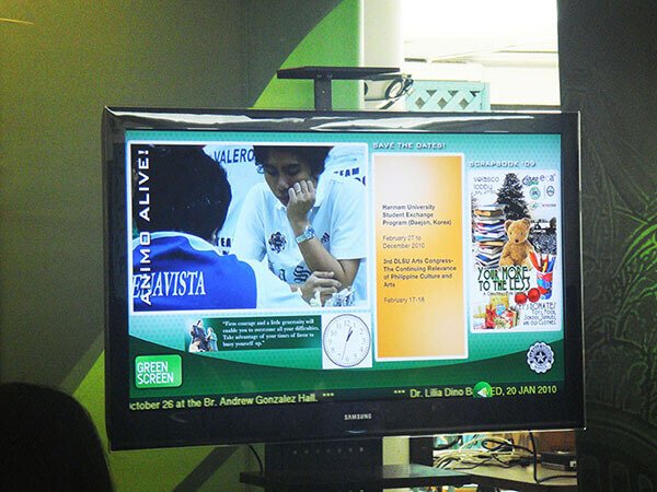 教育機構數位看板 - De La Salle University / 菲律賓