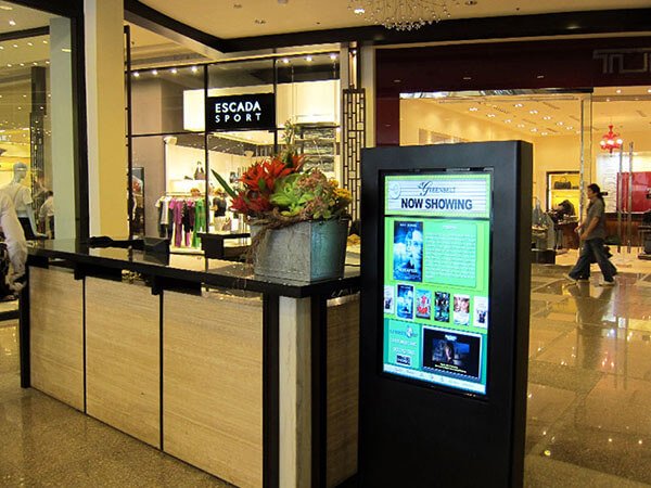 娛樂應用數位看板 - Ayala Malls 電影院 / 菲律賓